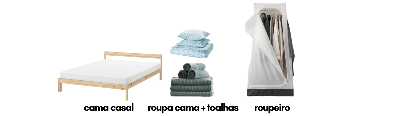 Mobilado Casal — itens incluídos